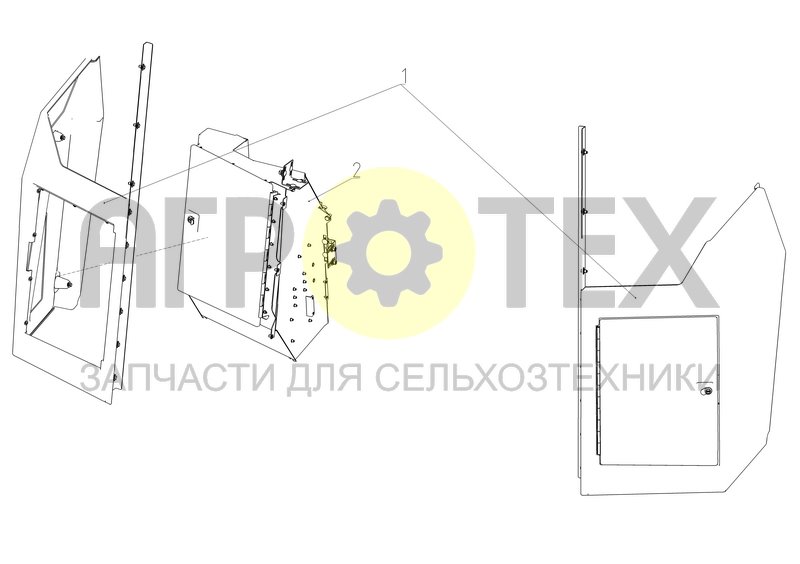 Чертеж Капоты (передняя часть) (TORUM-785.56.05.000Ф)